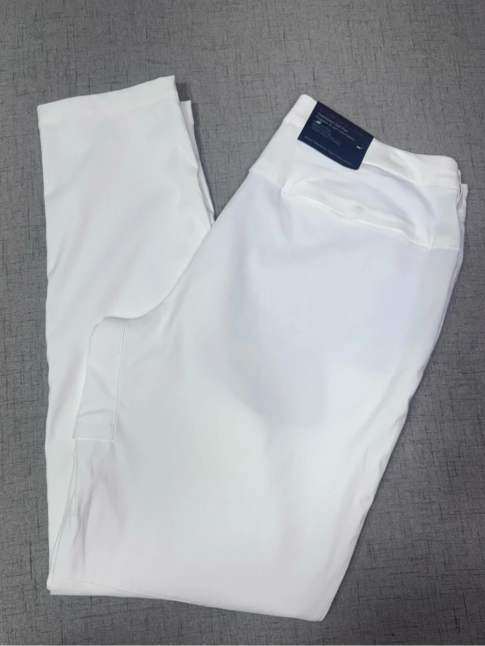 Mens Lululemon Commission Golf Pant 32” Length White Size 34 NWT